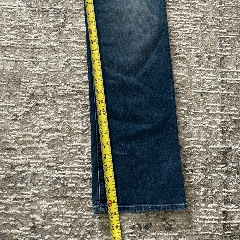 MOTHER Women's Straight Leg Jeans - Dark Blue - Picture 17 of 17
